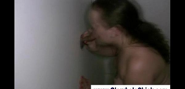  Skank sucks at gloryhole